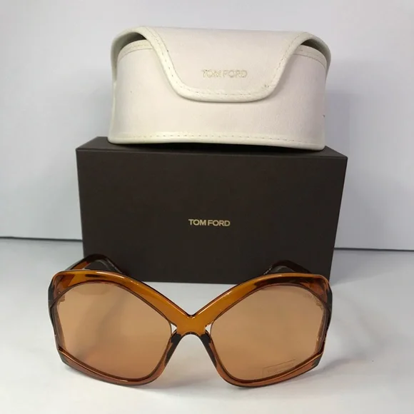 ? Original  Tom Ford Brown Oversized Ladies Sunglasses FT0903 48E 68 664bfdbac479b8fa6b8b6495.jpg main image 2